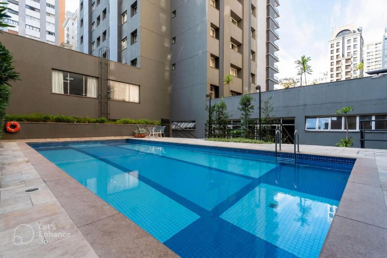 Flat Particular Em Hotel 4 Estrelas Av Paulista 상파울루 외부 사진